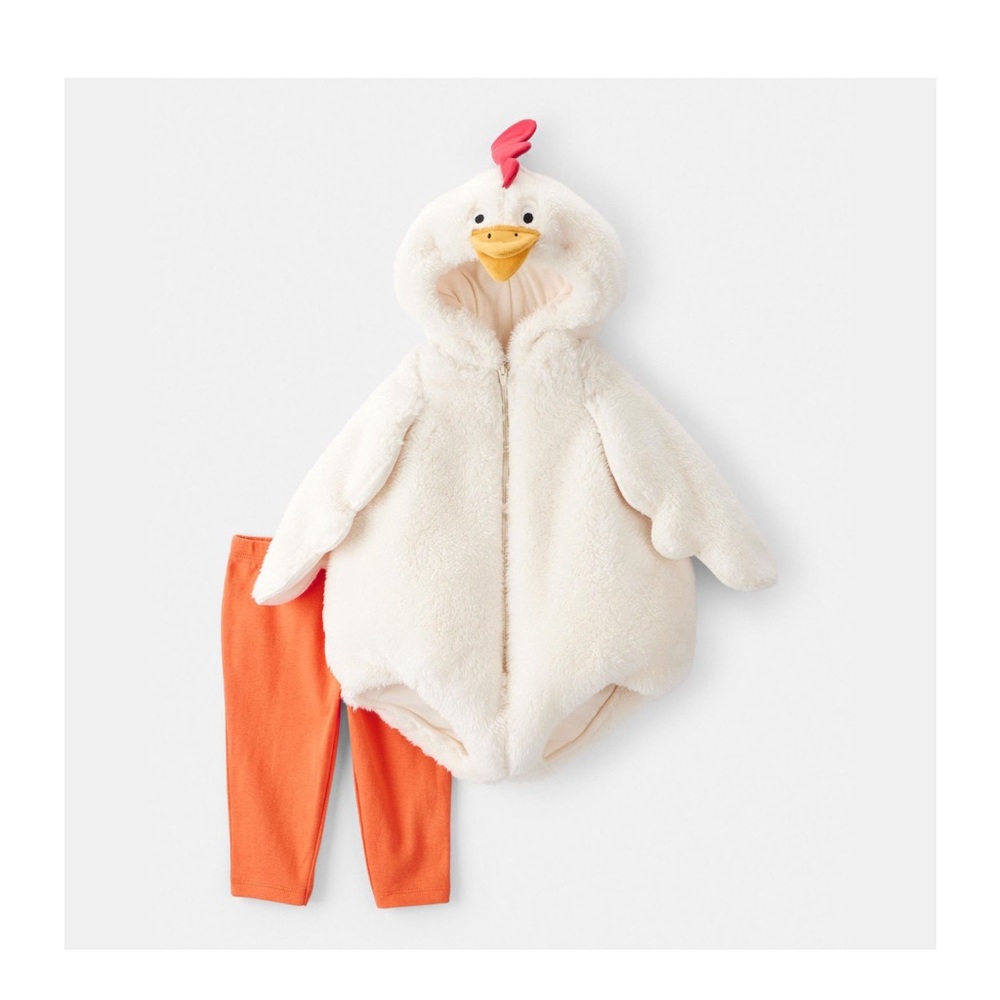 Carter's chicken costume set. Size 3-6 months